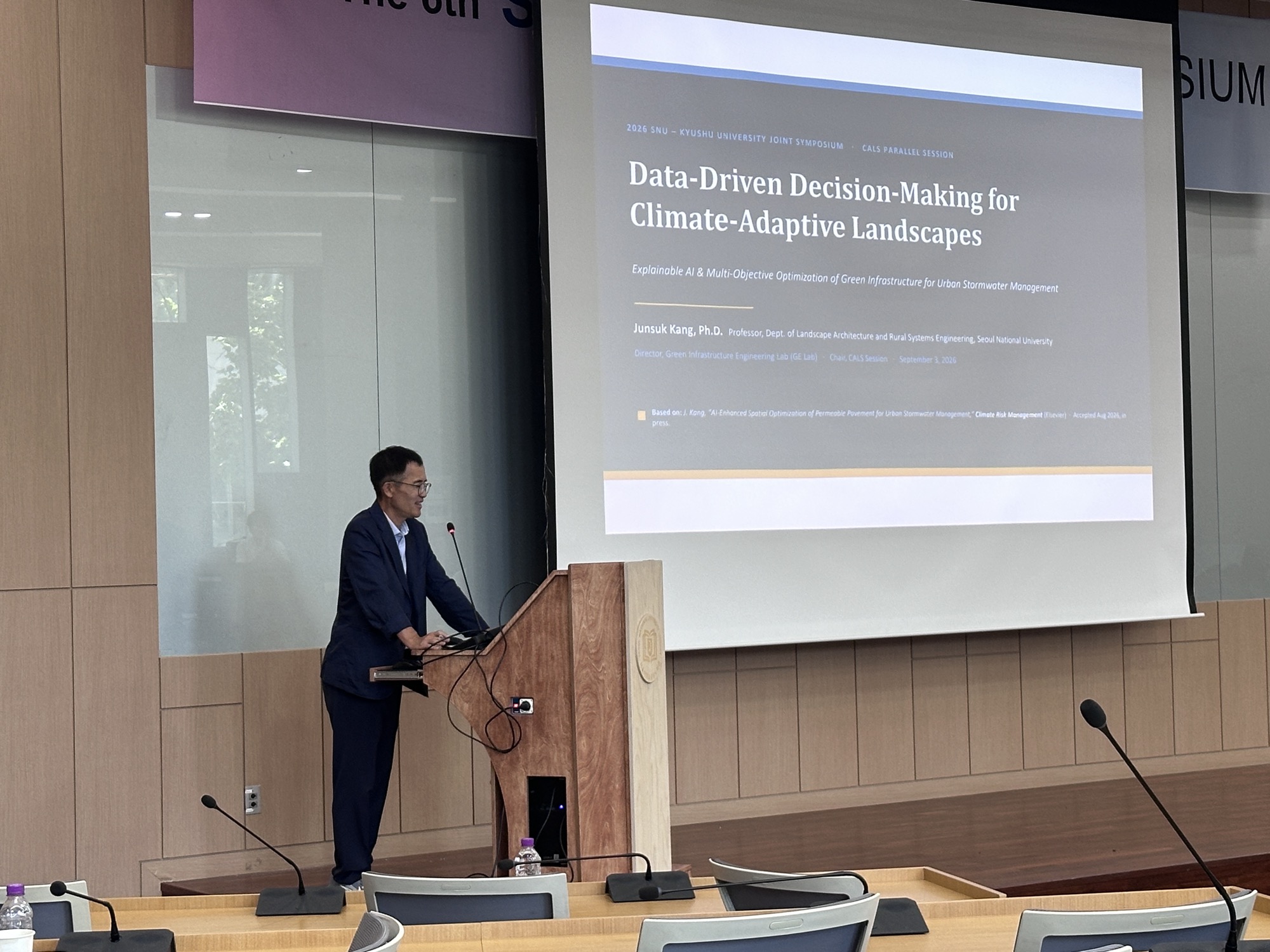 Data-Driven Decision-Making for Climate-Adaptive Landscapes 발표